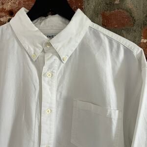 RARE SOLD OUT FAIZ T.S. Made in Japan Men's Selvedge Oxford Shirt L NWT